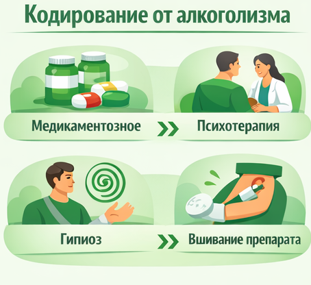 кодирование от алкоголизма в Новомичуринске Санати